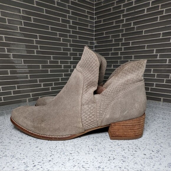 Seychelles Anthropologie score ankle boots taupe tan women's size 9 - Picture 4 of 8